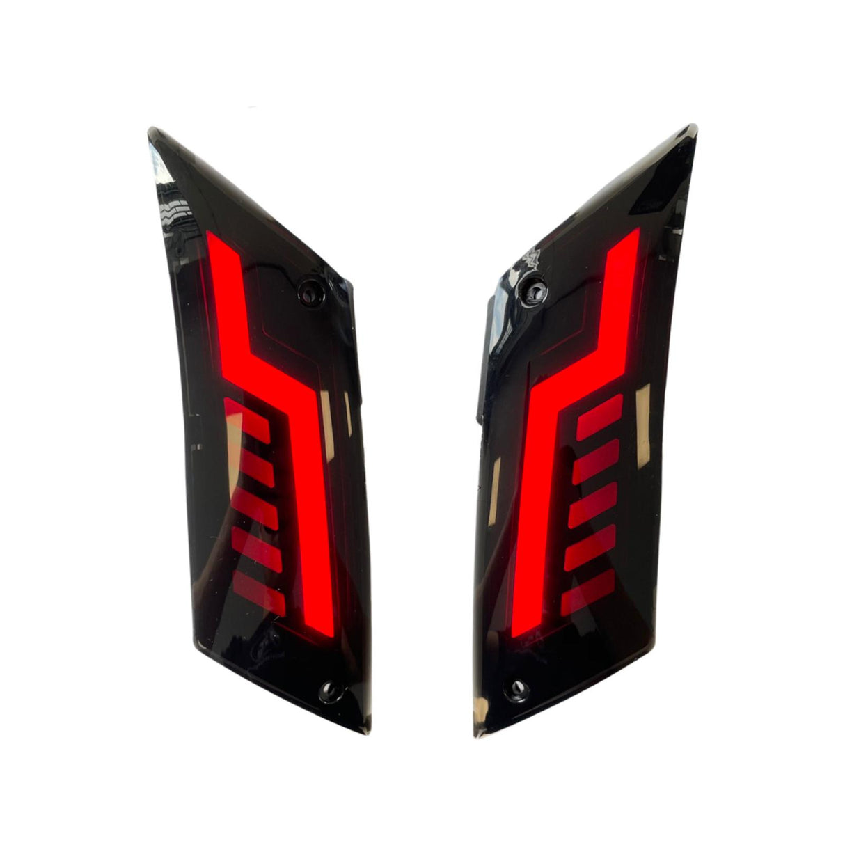 LED knipperlichten set ALPHA knipperend achter Piaggio Zip