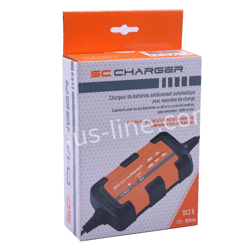 ACCULADER SCZ8 CHARGER 6/12V 800mA