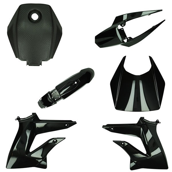 Kappenset / plaatwerkset 6 delig Derbi / Gilera RCR / Gilera SMT