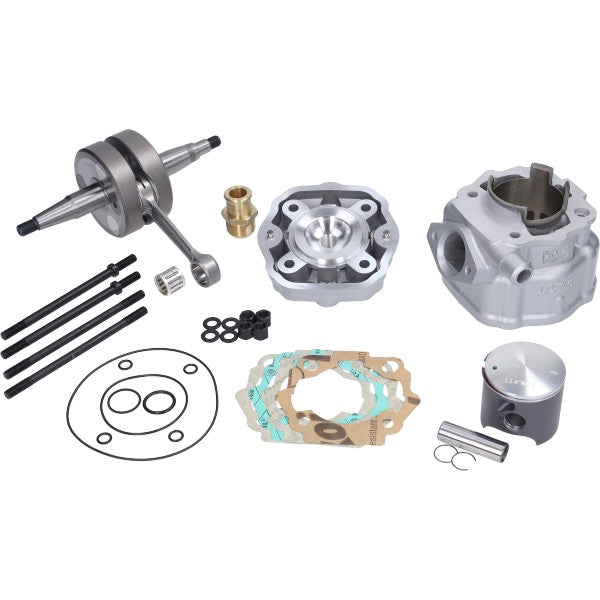 Cilinder met kop Italkit incl. krukas euro 2 P14 52mm Derbi k.12.145.24.14