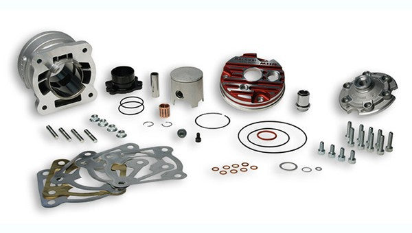 Cilinder met kop Malossi Mhr team Testa Rossa 52mm Minarelli hor Lc / Sco Piaggio L