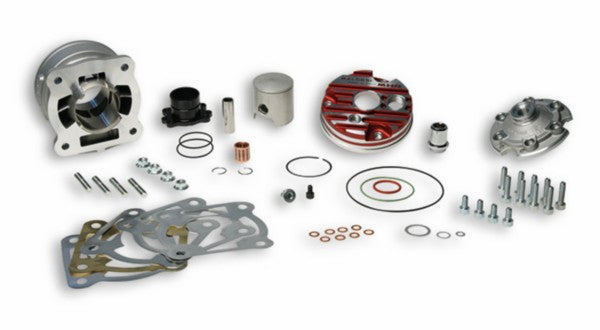 Cilinder met kop Malossi Mhr Testa Rossa team 2 47.6mm Minarelli hor Lc / Sco Piaggio Lc 3115901