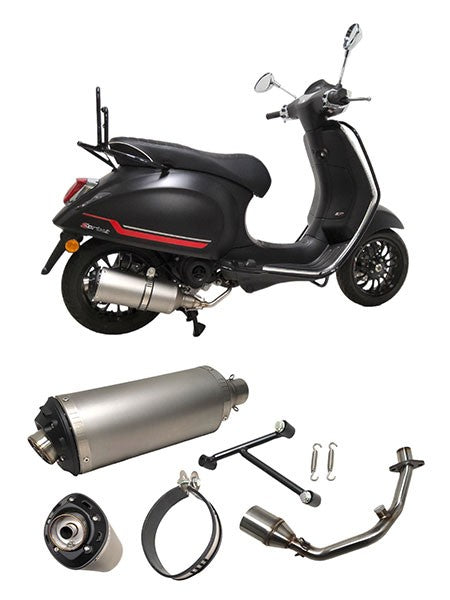 Uitlaat Power1 euro 5 Evo 1 Vespa Primavera / Sprint / aluminium