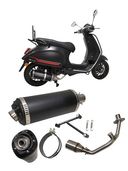 Uitlaat Power1 euro 4 Evo 1 Vespa Primavera / Sprint / Zip 4takt