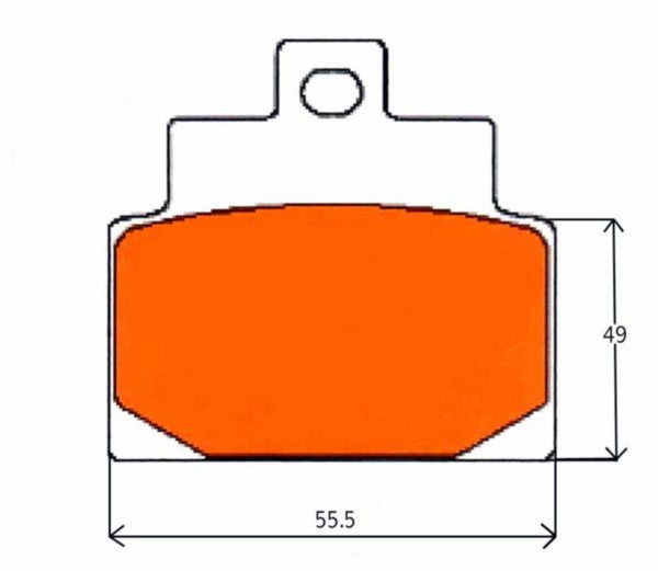 Remblokset achter Gilera Dna 180cc / Runner 180cc