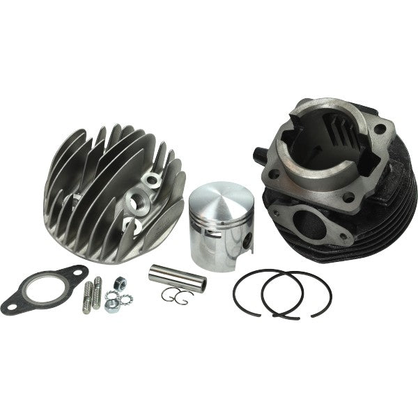 Cilinder met kop Dr pk50 xl 6 verns. 47 mm Vespa