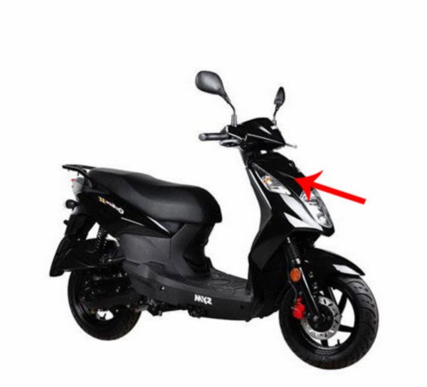 Voorkap origineel zwart Sym orbit 2 / xpro