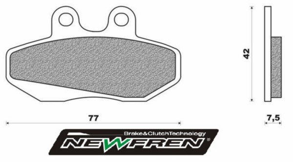 Remblokset Newfren Derbi Gpr / Rx / Senda Drd Pro / fd0162