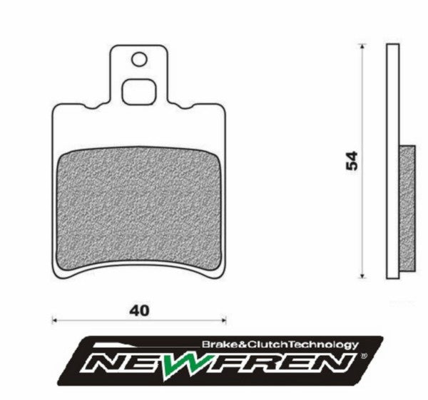 Remblokset Newfren Yamaha Aerox / Bw Jog / Neo / Sr Nt / Sr Ot / fd0197