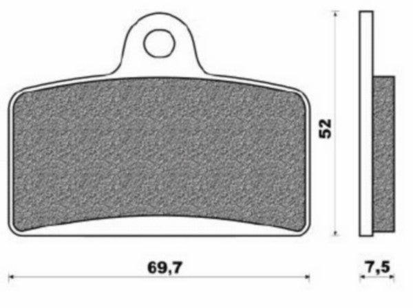 Remblokset Newfren v.a. 2009 Derbi Gpr Rs / Rs4 / fd0380