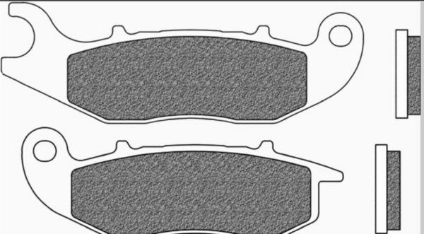 Remblokset Newfren voor Gts 300 / Pcx / E2 / Liberty IGET / Medley 125 / fd0444