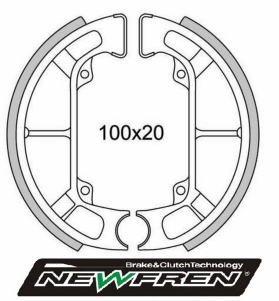 Remsegmentset Newfren klein Free / Nrg / Ntt / Quartz / Sfera / Typhoon / Zip Ot / gf0252