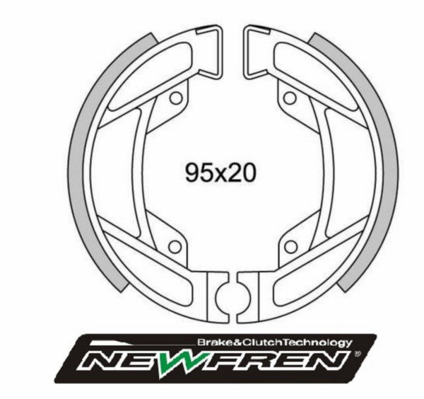 Remsegmentset Newfren Peugeot Rapido / Zenith / gf1246