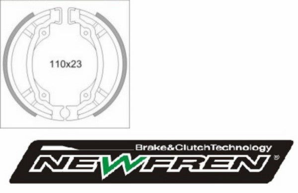 Remsegmentset Newfren Yamaha Big max / Delivery / Tgb / gf1300