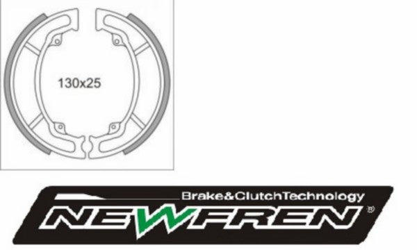 Remsegmentset Newfren Sh 125 150 / Pcx / Vision 4takt / 2012 gf1316