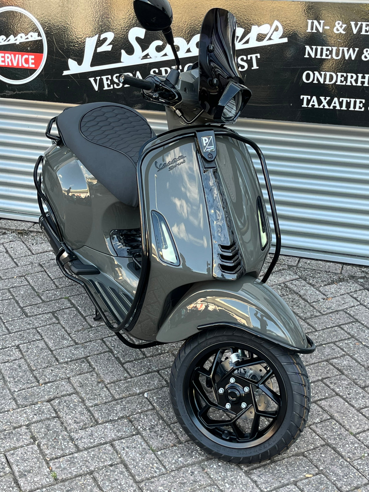 Vespa Sprint Lambo Grey Brom 2025 Nieuw 0 km Akra Full Optio