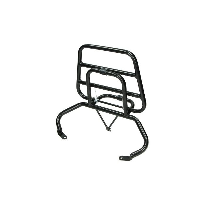 Achterklapdrager zwart / chrome Sym Fiddle 2 / 3