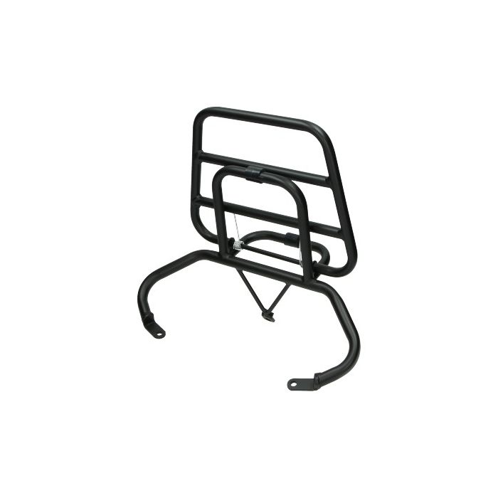 Achterklapdrager zwart / chrome Sym Fiddle 2 / 3