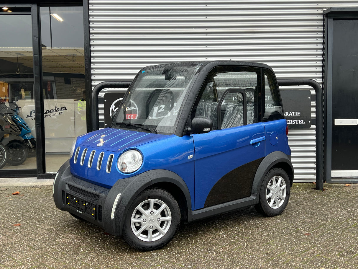MOVE Citycar Brommobiel 45 km/h Blauw