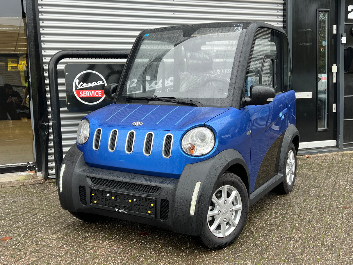 MOVE Citycar Brommobiel 45 km/h Blauw
