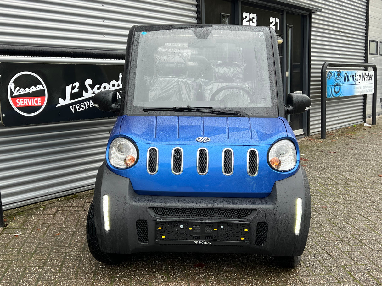 MOVE Citycar Brommobiel 45 km/h Blauw