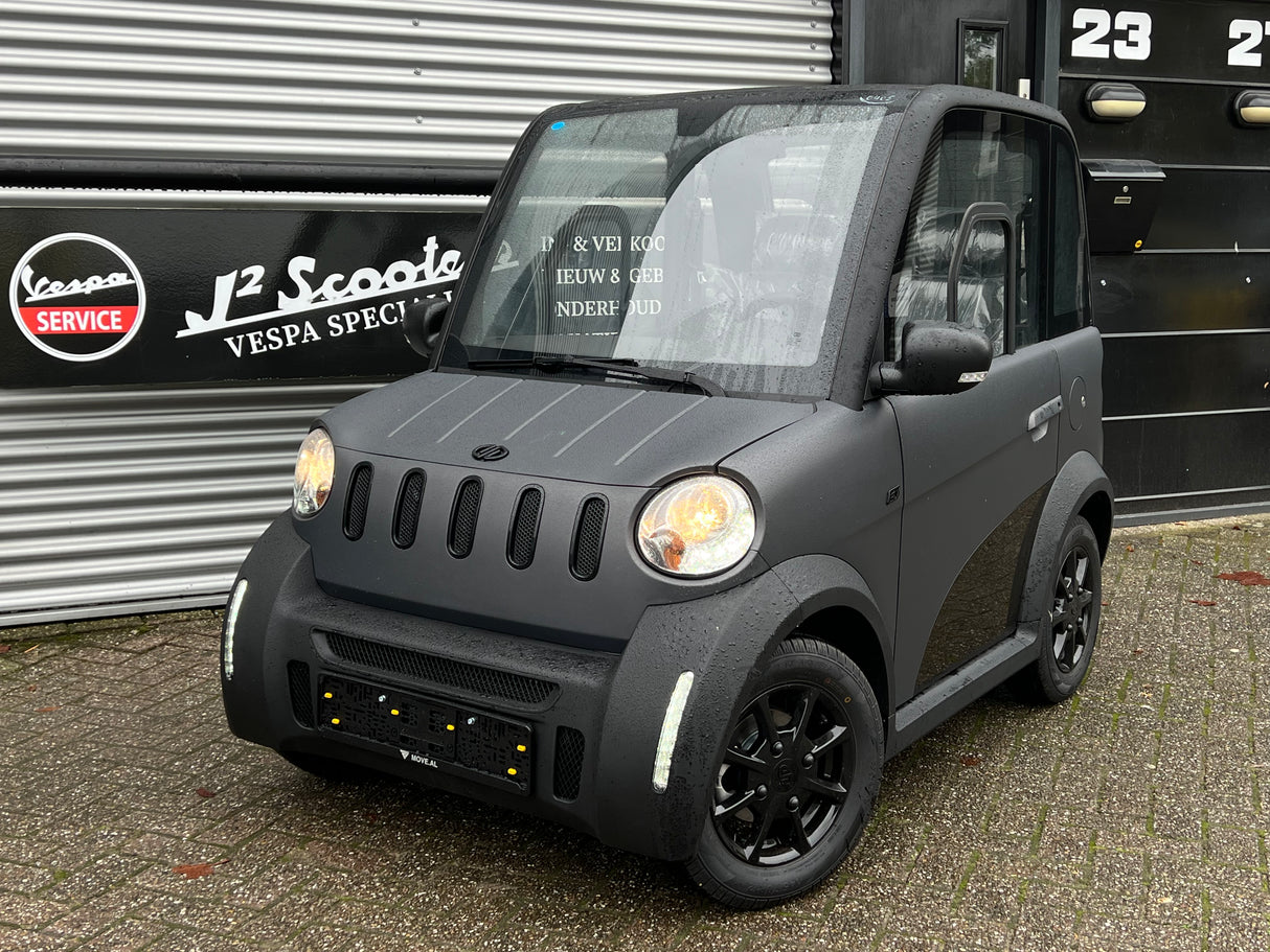 MOVE Citycar Brommobiel 45 km/h Mat Grijs