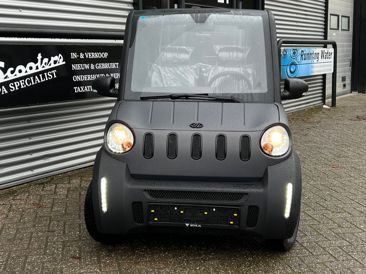 MOVE Citycar Brommobiel 45 km/h Mat Grijs