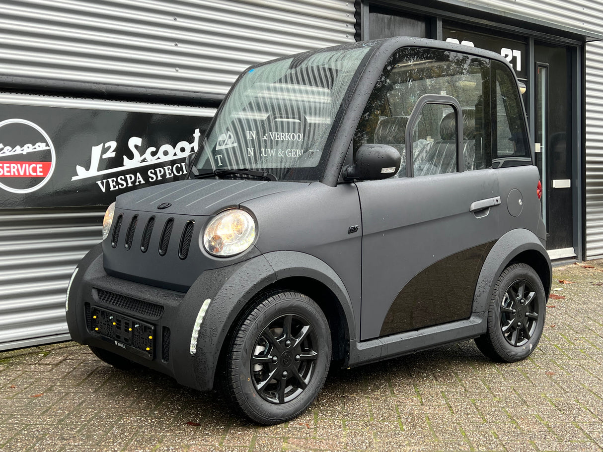 MOVE Citycar Brommobiel 45 km/h Mat Grijs