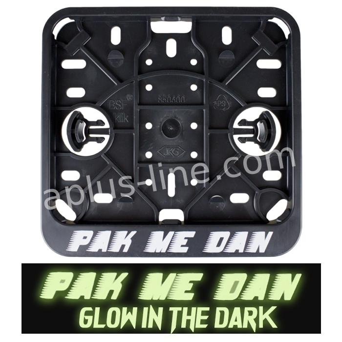 BROMFIETSKENTEKENPLAATHOUDERS LIGGEND BSF - PAK ME DAN (GLOW IN THE )