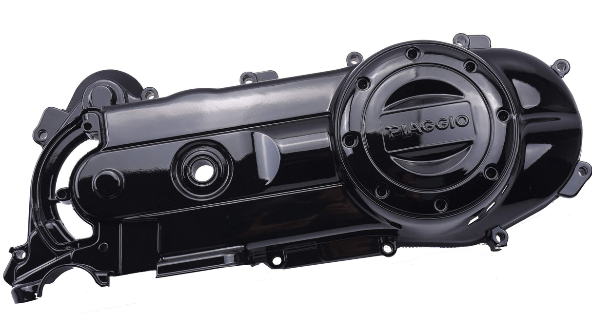 Vespa / Piaggio 4T 10 inch carterdeksel OEM | Glans zwart.