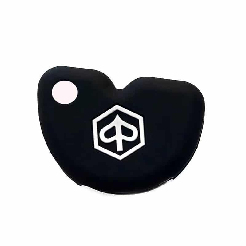 Piaggio | Sleutelhoesje zwart.