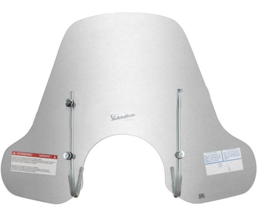 Windscherm medium helder (transparant) Vespa Primavera ORIGINEEL