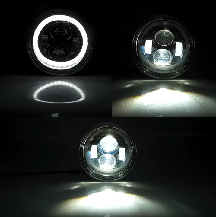 LED koplamp + rand Vespa GTS