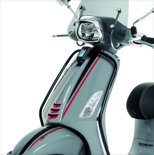 Voorvalbeugels origineel mat / glans zwart Vespa Sprint / Primavera / Elettrica