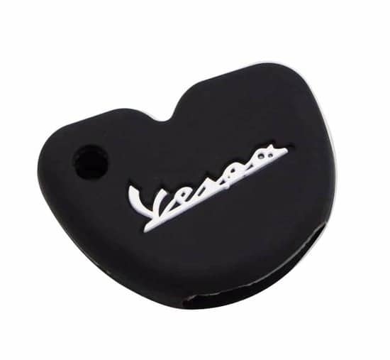 Vespa | Sleutelhoesje zwart.
