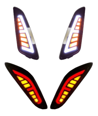 LED knipperlicht set tube knipperend voor / achter Vespa Sprint / Primavera