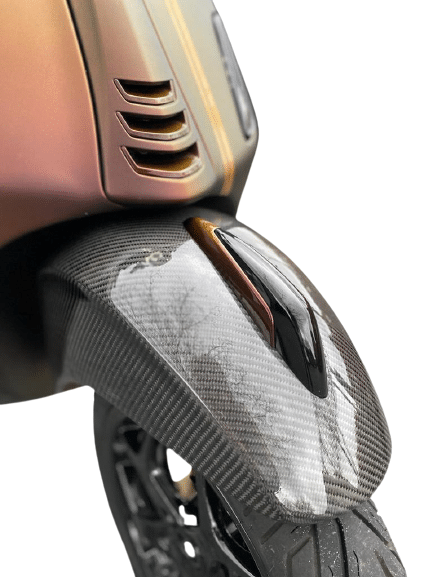 Voorspatbord Carbon Fiber Vespa Sprint/Primavera/Elletrica Model Origineel