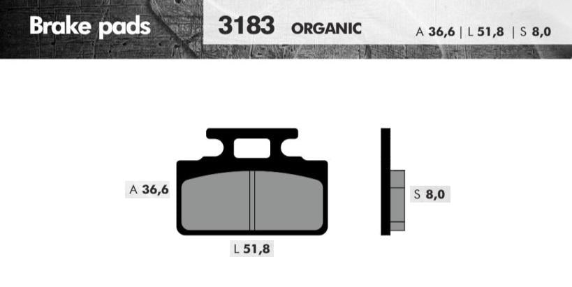 REMBLOKSET BRENTA BR3183 GOCCIA, MIO, TONIK (E-MARK)