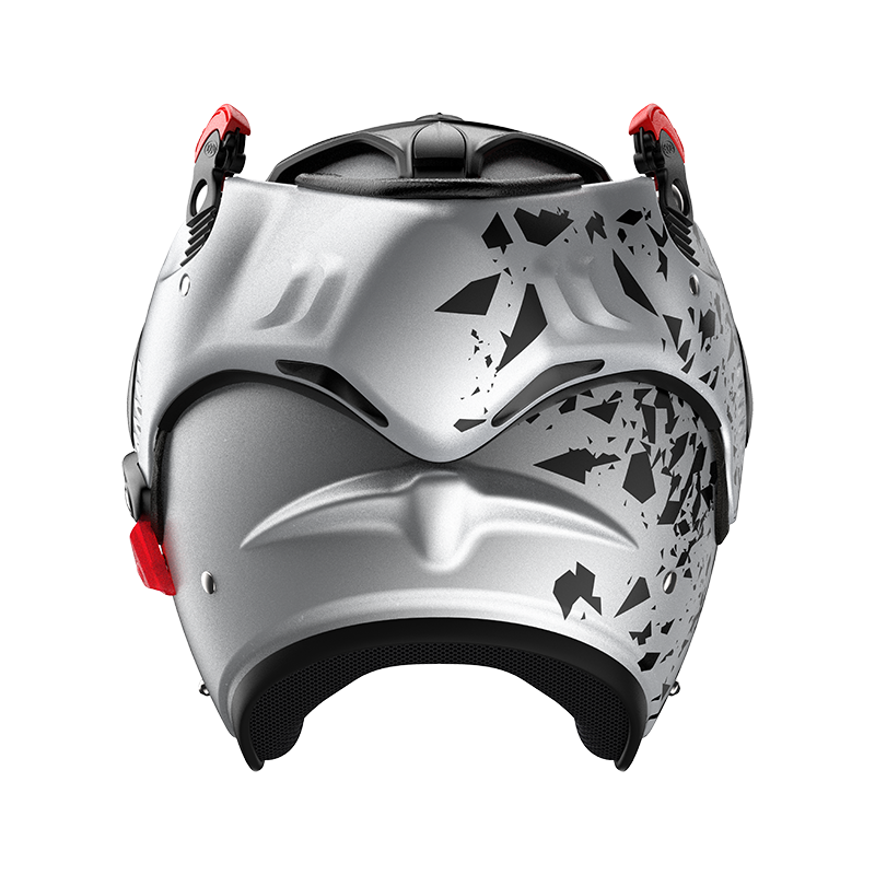 Roof Boxer V8 Alpha Blackstar Silver Helm