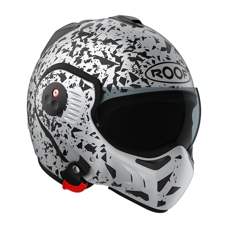 Roof Boxer V8 Alpha Blackstar Silver Helm