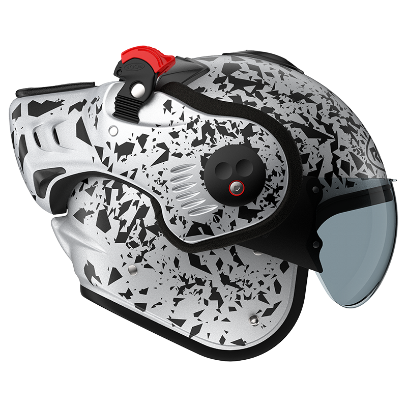 Roof Boxer V8 Alpha Blackstar Silver Helm