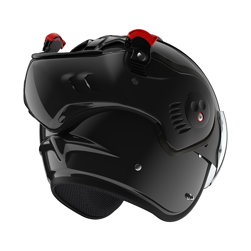 Roof Boxer V8 Alpha Glans Zwart Helm