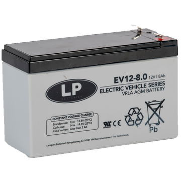 ACCU LP12-8 T 1 / VRLA EV120080 T1