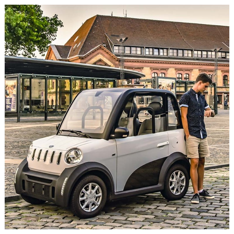 MOVE Citycar Brommobiel 45 km/h Wit