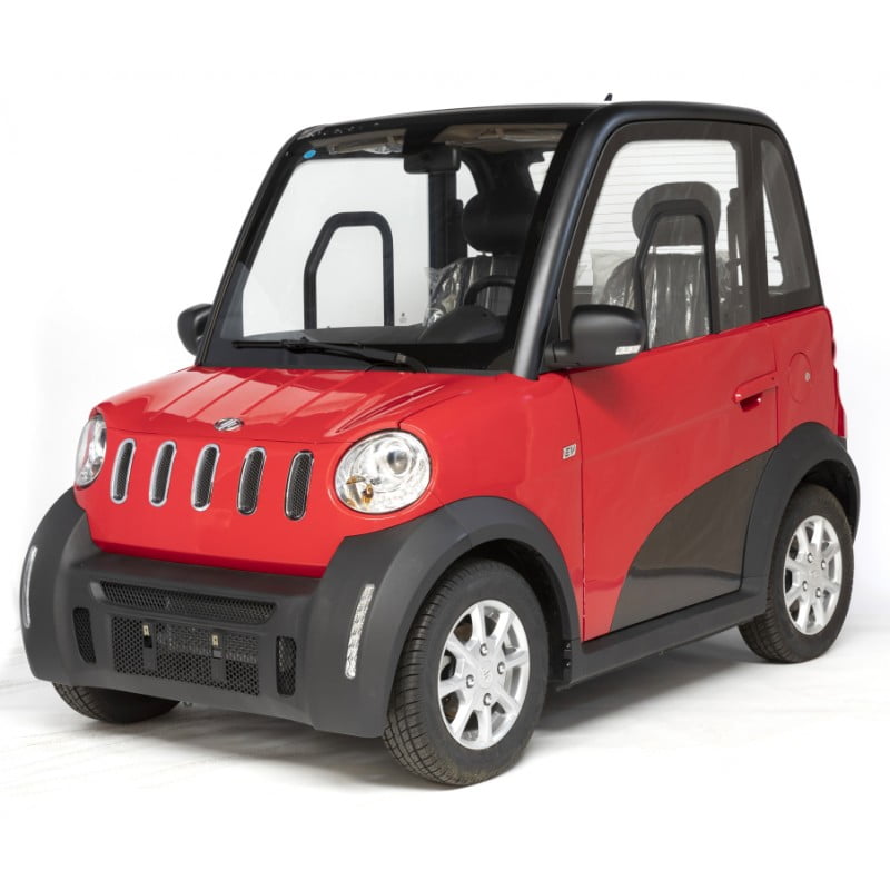 MOVE Citycar Brommobiel 45 km/h Rood