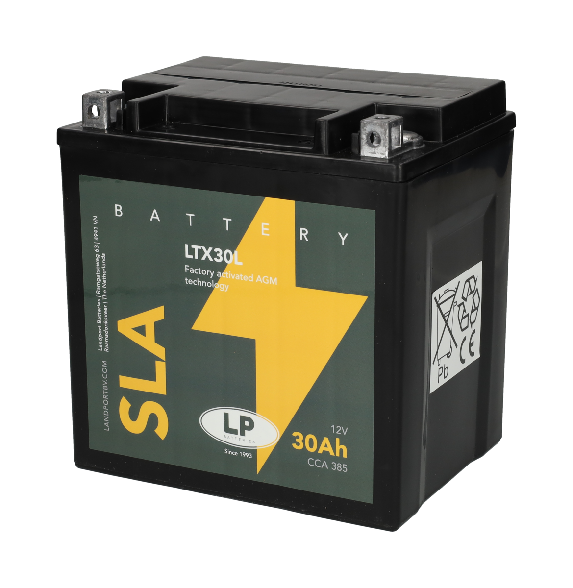 Landport LTX30L / YTX30L SLA Motoraccu 12V 30Ah