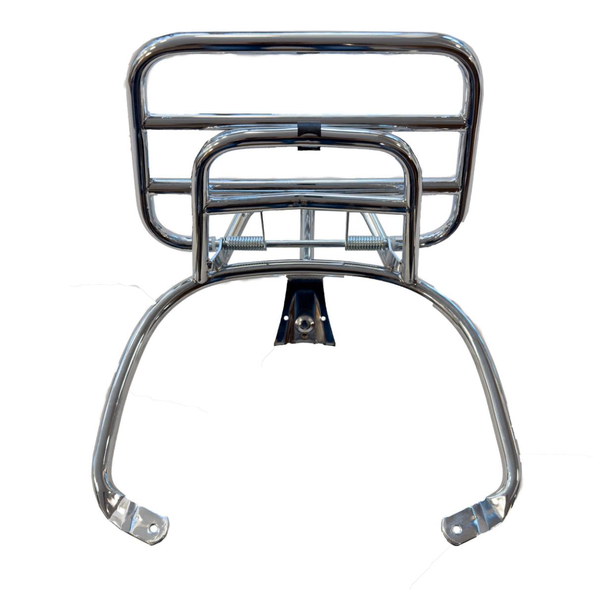 Achterklapdrager origineel zwart / chrome Vespa Sprint / Primavera / Elettrica