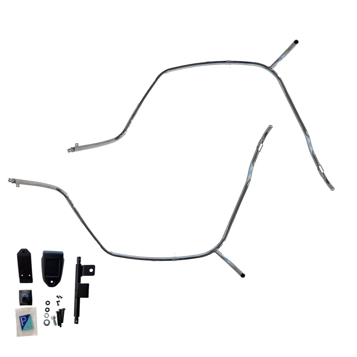 Voorvalbeugels origineel mat / glans zwart Vespa Sprint / Primavera / Elettrica