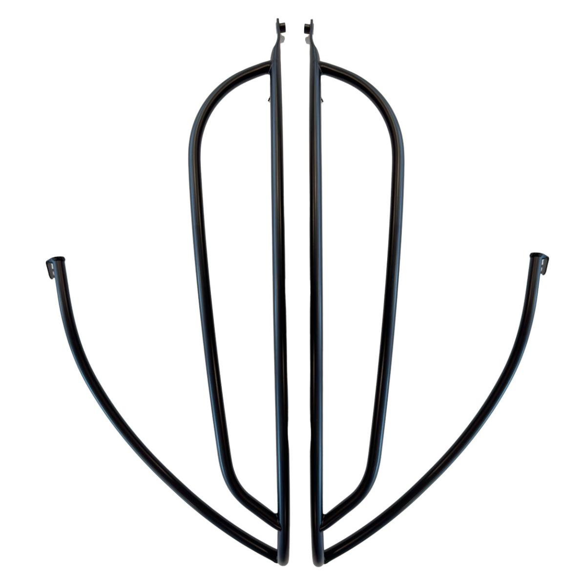 Achtervalbeugels origineel mat / glans zwart Vespa Sprint / Primavera / Elettrica