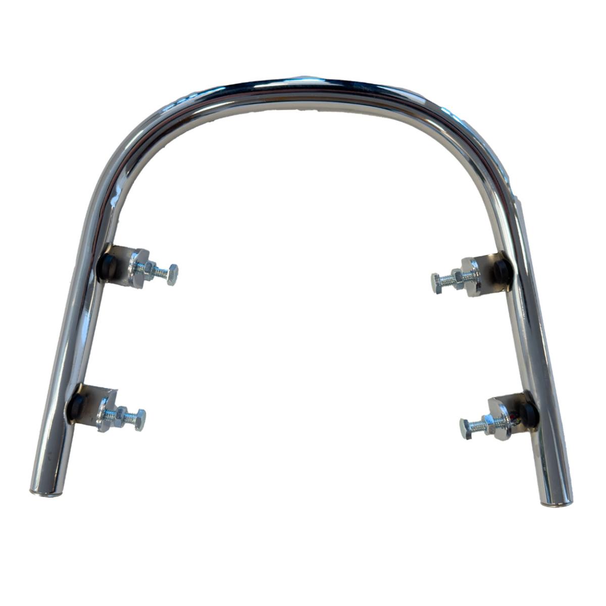 Spatbordbeugel origineel mat zwart / chrome Vespa GTS